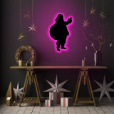 Cumpara ieftin Lampa de perete Santa Claus 2, Neon Graph, 32x52 cm, roz