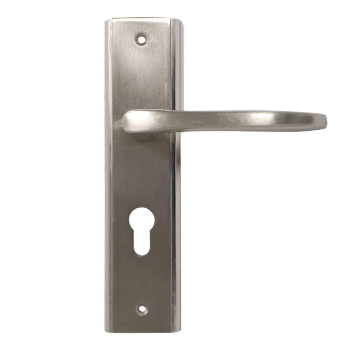 Maner usa interior, cu sild, Super Door, pentru cilindru, metal, 40 mm
