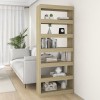 VidaXL Bibliotecă/Separator cameră, stejar sonoma, 80x30x198 cm, PAL