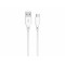 Cablu USB 2.0 A tata - USB type C 1m 3A alb Well