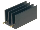 Radiator Extrudat Aripioare TO220 Negru 30mm 16mm