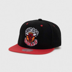 Mitchell&Ness sapca Chicago Bulls culoarea negru, cu imprimeu