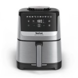Friteuza cu aer cald Tefal Easy Fry Silence EY552DE0, 1670W, 5L, 10 programe automate, ecran LCD, silentioasa, vas detasabil antiaderent, tehnologia E