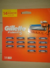 Set Economic de 14 rezerve ezerve Gillette Fusion 5 foto