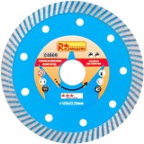 Disc diamantat turbo, beton, taiere umeda si uscata, 125 mm/22.23 mm, Richmann