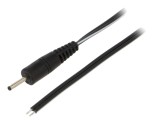 Cablu Alimentare DC 2,35/0,7mm Negru 1,5m