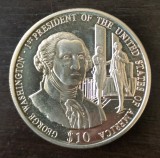 Moneda Liberia - 10 Dollars 2003 - George Washington
