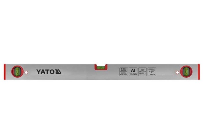 Nivela de aluminiu cu trei bule 400 mm YATO
