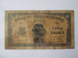 Africa Occidentala 5 Francs 1942 seria:0013440