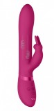 Vibrator Rabbit 3-in-1 Amoris Stimulating Beads Silicon Roz