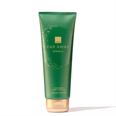 Loțiune de corp strălucitoare Far Away Sparkle &amp;ndash; hidratare parfumată și efect foto