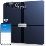 Cantar de baie Smart Renpho WBE28, Wifi, Bluetooth, Maxim 180Kg, 13 masuratori, BMI, Compatibil cu Samsung Health, Apple Health, Google Fit and Fitbit