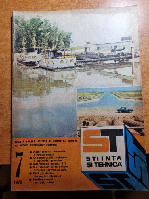 stiinta si tehnica iulie 1976-intreprinderea mecanica pascani,renault 20