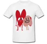 Cumpara ieftin Tricou &quot; Inima si creier &quot;