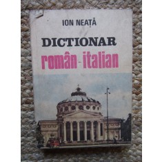 DICTIONAR ROMAN-ITALIAN-ION NEATA