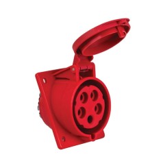 Priza industriala trifazica incastrabila 5 poli 32A 380 415V 50-60Hz IP44