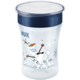 Cana NUK Magic 230 ml, 8 luni+, Disney Frozen, anticurgere, fara BPA, Olaf
