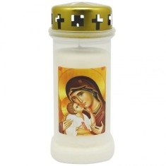 Candela bolsius capac bo nr3 55h Cap Maica Domnului biz-A DNC46408 foto
