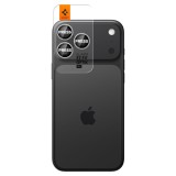 Folie sticla camera Spigen - Optik.tR EZ Fit Pro Camera Glass (2 pack) - iPhone 17 Pro Max iPhone 17 Pro iPhone 16 Pro Max iPhone 16 Pro - Silver