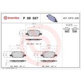 Placute frana Tesla Model 3 (5yj3) 01.17-, Model Y (5yjy) 03.19-, Spate, Brembo