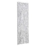 Cumpara ieftin Perdea insecte, gri deschis &amp; gri inchis, 56x185 cm, chenille