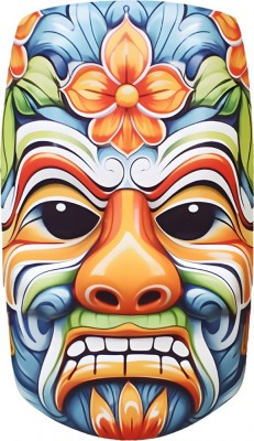 Sticker decorativ, Masca, Multicolor, 90 cm, 1288STK-9 foto