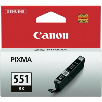 Cartus Cerneala Original Canon Black CLI-551BK BS6508B001AA foto