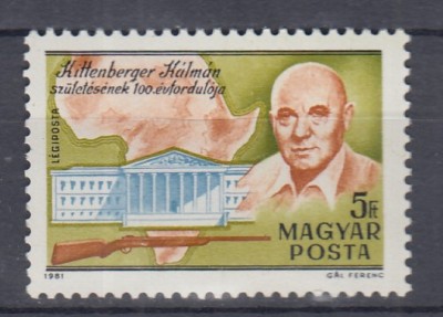 UNGARIA 1981 ANIVERSARI EVENIMENTE MNH foto