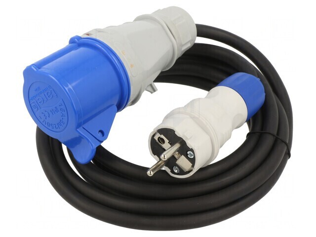 Prelungitor alimentare negru 3m 16A