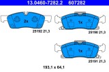ATE 13.0460-7282.2 set placute frana,frana disc