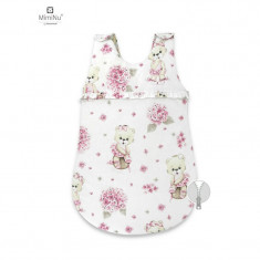 Sac de dormit pentru bebelusi MimiNu Design Pink Ballerina 0-6 luni