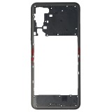 Carcasa Mijloc Huawei P Smart 2021 Neagra cu Buton Volum, Bulk
