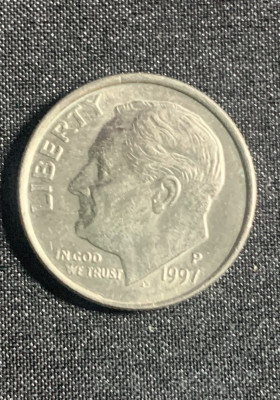 Moneda One Dime 1997 USA foto