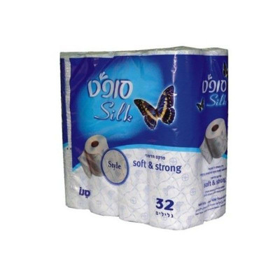 Hartie igienica Sano Soft Silk White, 2 straturi, 32 role foto