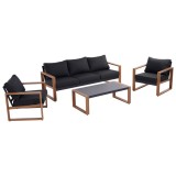 Cumpara ieftin Set de mobilier de grădină din aluminiu Duisburg CS