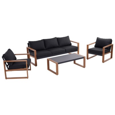 Set de mobilier de grădină din aluminiu Duisburg CS foto