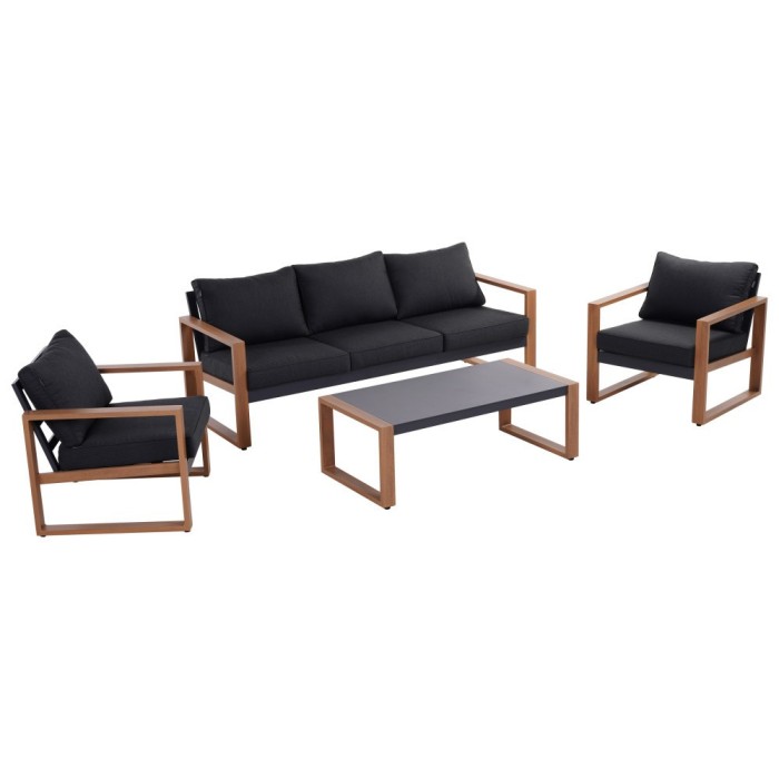 Set de mobilier de grădină din aluminiu Duisburg CS