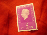 Timbru Olanda 1973 Regina Iuliana , 2 guldeni, Nestampilat