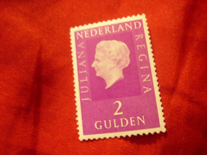 Timbru Olanda 1973 Regina Iuliana , 2 guldeni