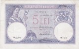 ROMANIA 5 LEI 1928 VF