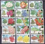 Montserrat 1976 flori MI 340-354 MNH