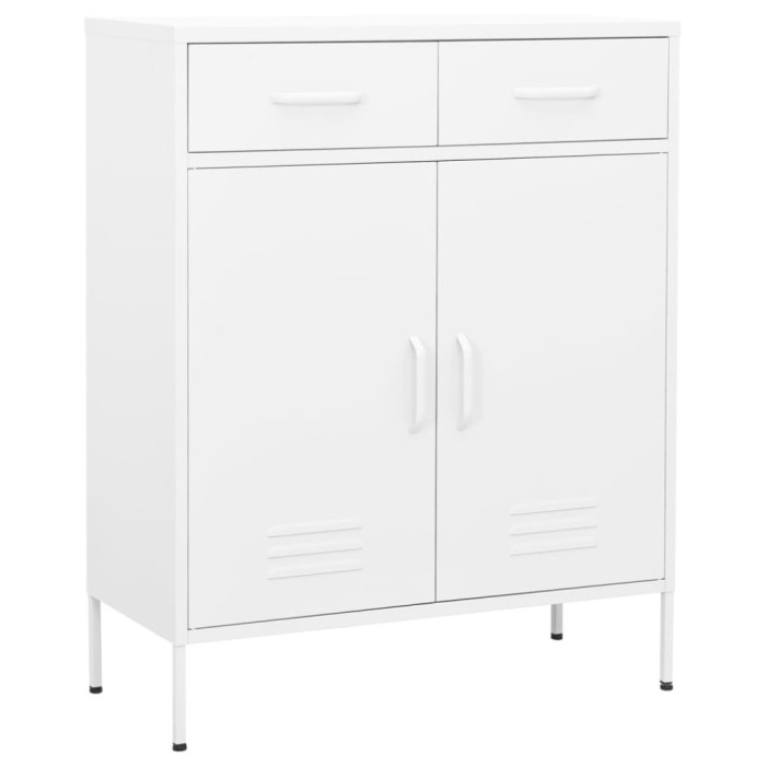 Gossi dulap de depozitare, alb, 80x35x101,5 cm, otel