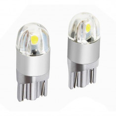 Set 2 x Becuri auto LED SMD, 5W, T10 foto