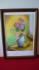 TABLOU GRAFICA CREION, VAZA CU FLORI, Carbune, Altul