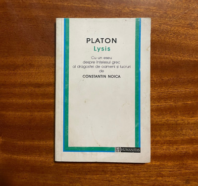 Platon - Lysis (Noica) foto