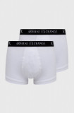 Armani Exchange Boxeri (2-pack) bărbați, culoarea alb