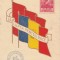 1951 Lupta pentru Pace - Ilustrata de propaganda circulata, Esperanto + fiscal