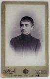 STUDIO A. BRAND , BRASOV , ELEV IN UNIFORMA , FOTOGRAFIE C.D.V , CCA. 1900