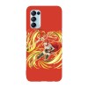 Husa compatibila cu Oppo A74 5G, Viceversa, model Harnel of flames DanMachi, Silicon, TPU, Transparent, Carcasa