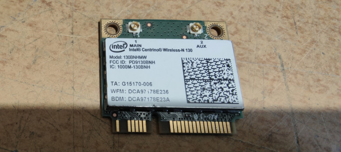 Placa Wireless Intel Wireless -N 130 130BNHMW